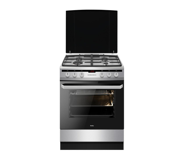 AMICA 618GE3.39HZPTADPNAQ(XX) Termoobieg, Palnik WOK, Czyszczenie Parowe, Żeliwne Ruszty, Prowadnice Teleskopowe, 60cm - 297334 - zdjęcie 3